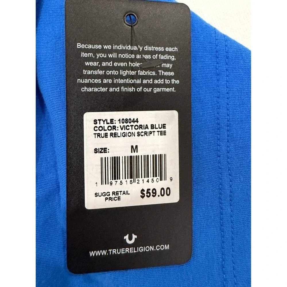 True Religion vibrant blue